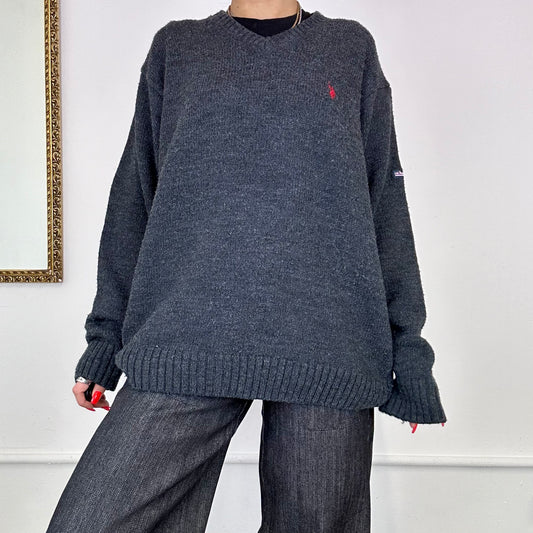 vintage us polo knitted jumper