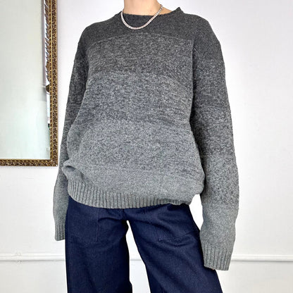 grey wool jumper