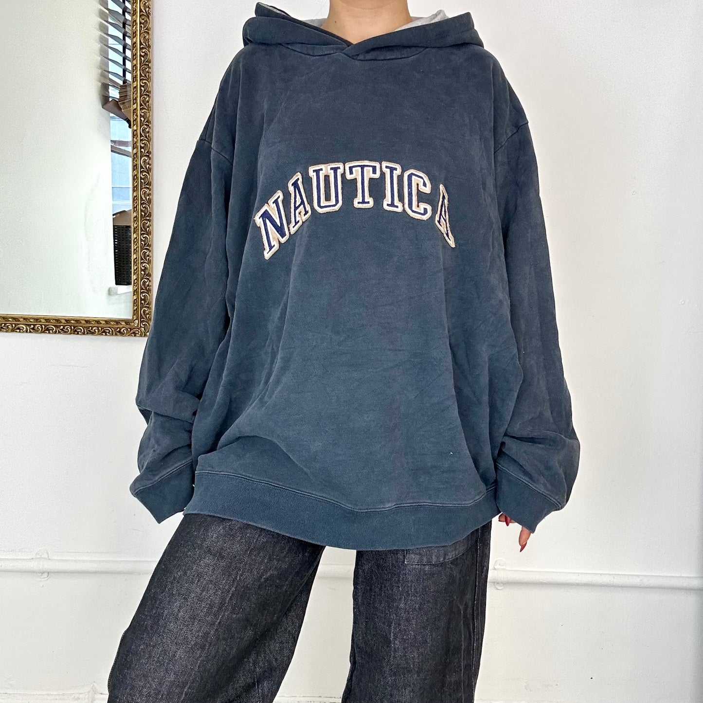 vintage nautica hoodie