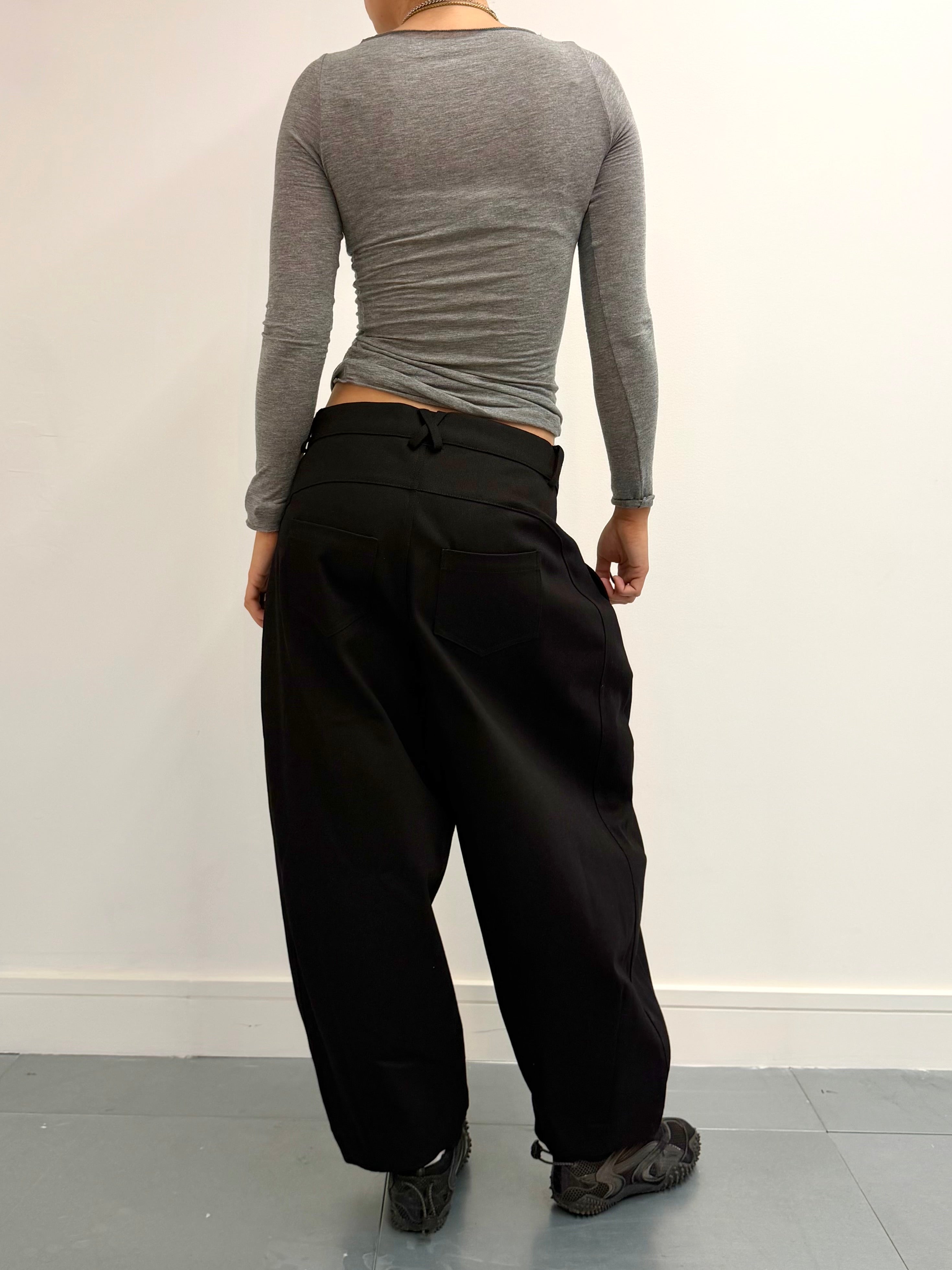 SAMPLE barrel jean - black denim