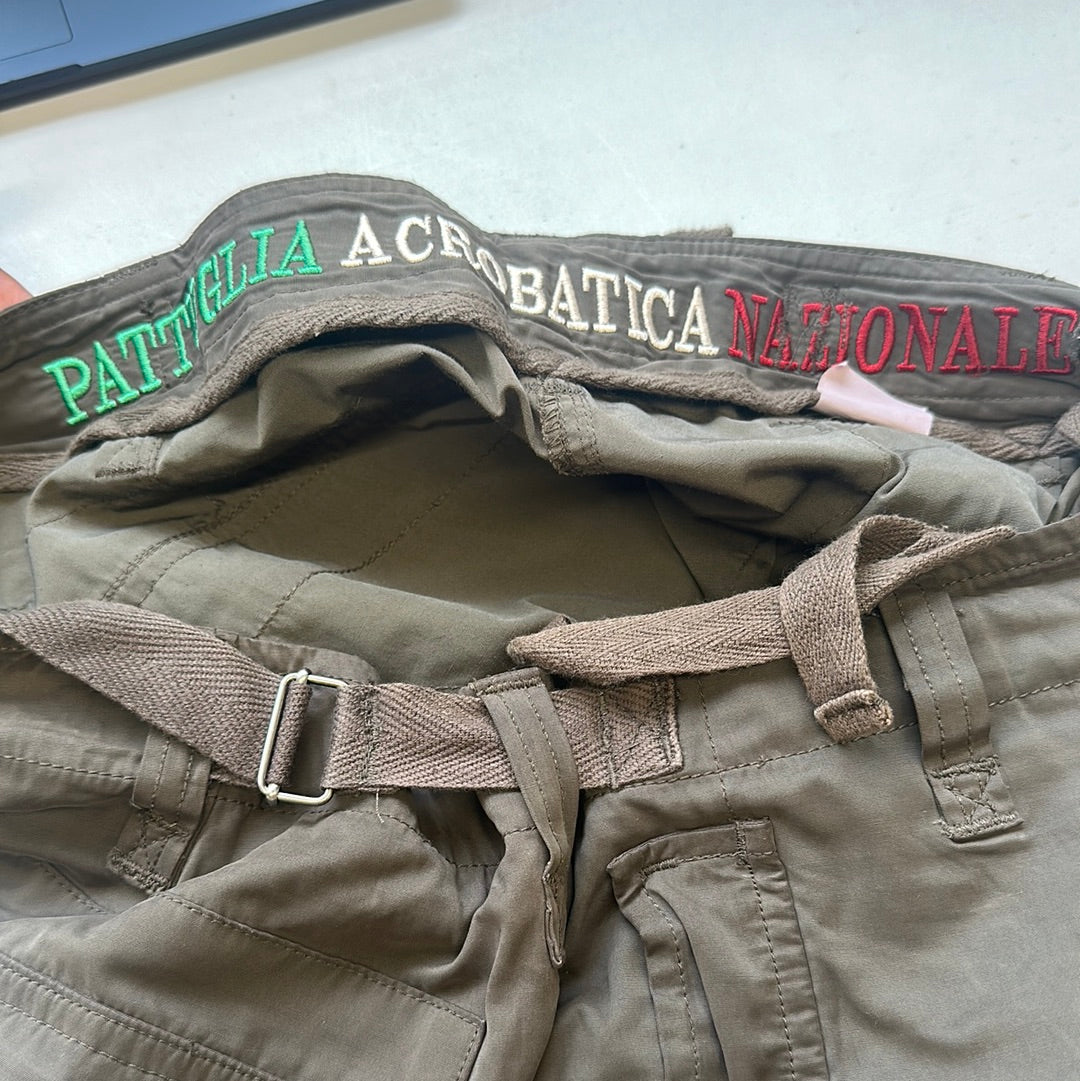 00's khaki cargo trousers