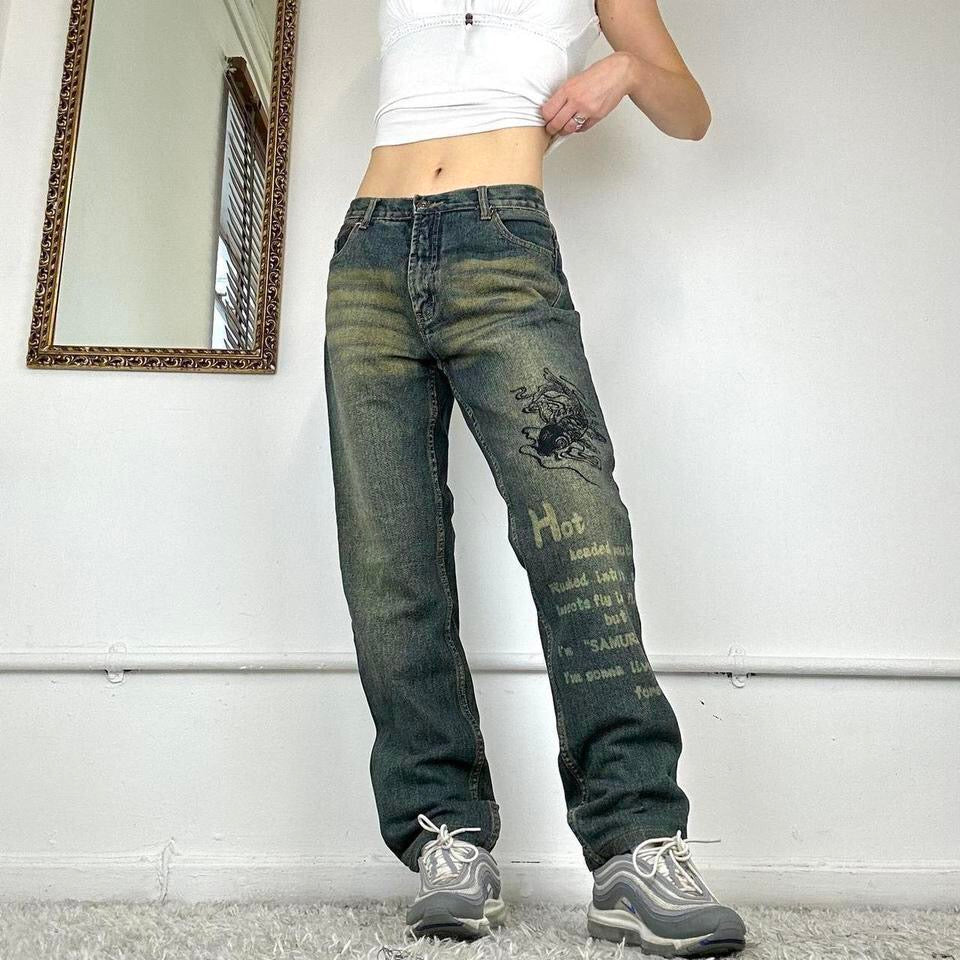 00’s straight leg skate jeans