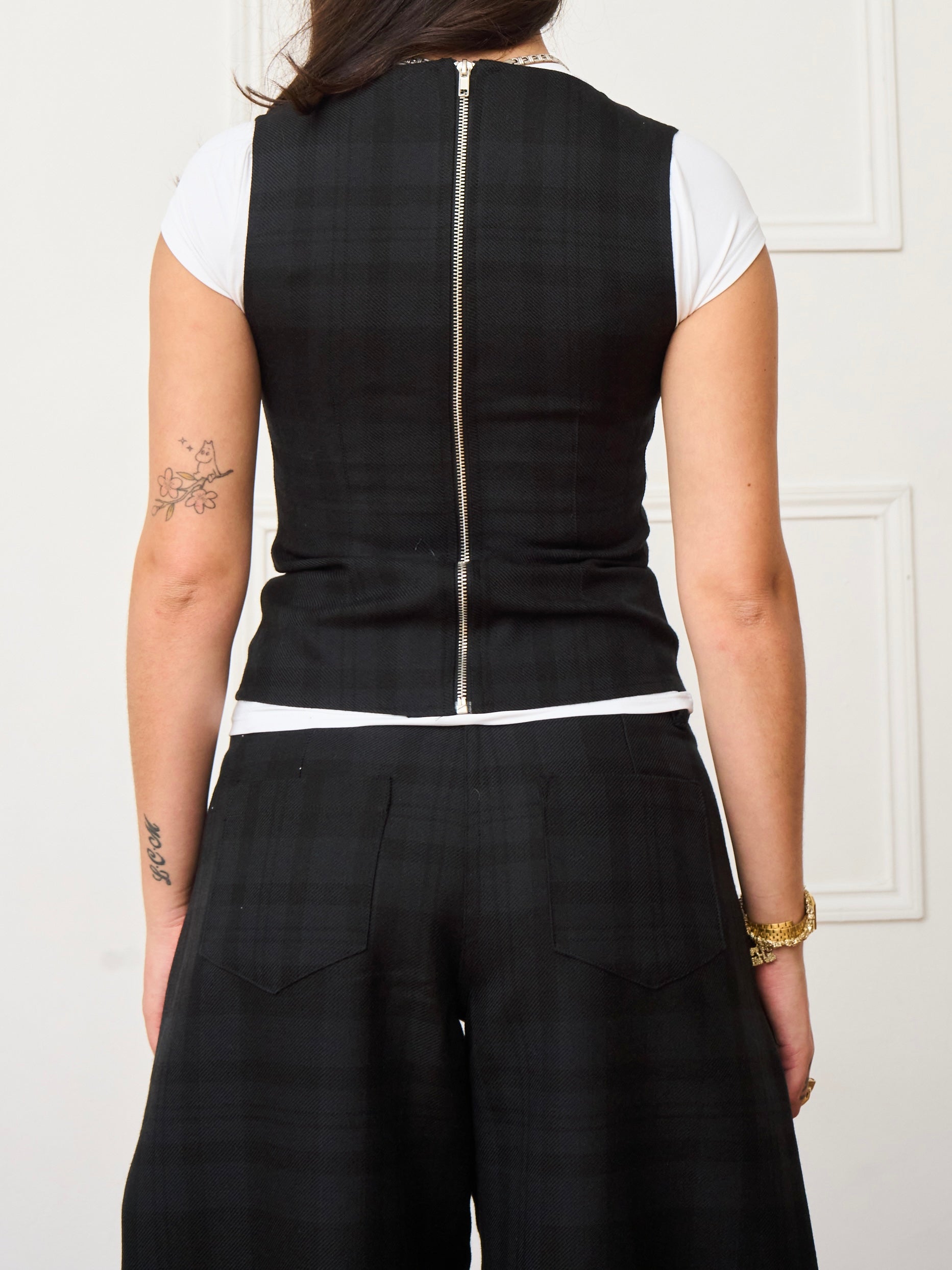 charlie top - black wool