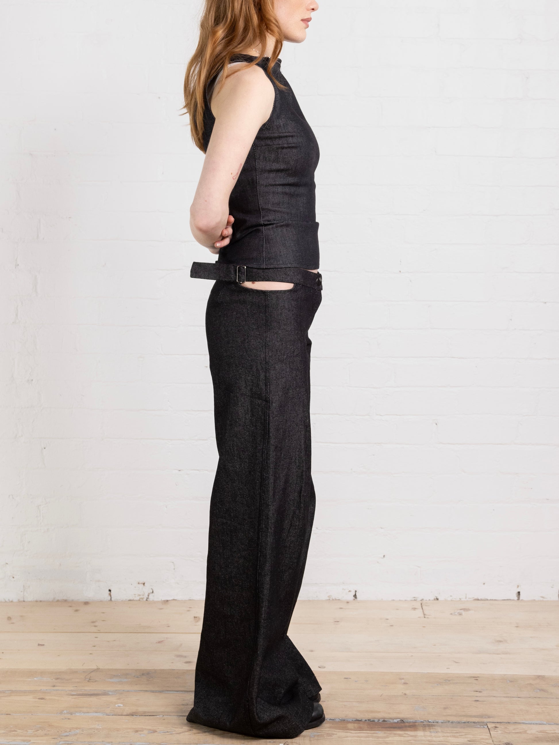 vivienne jean - dark grey denim
