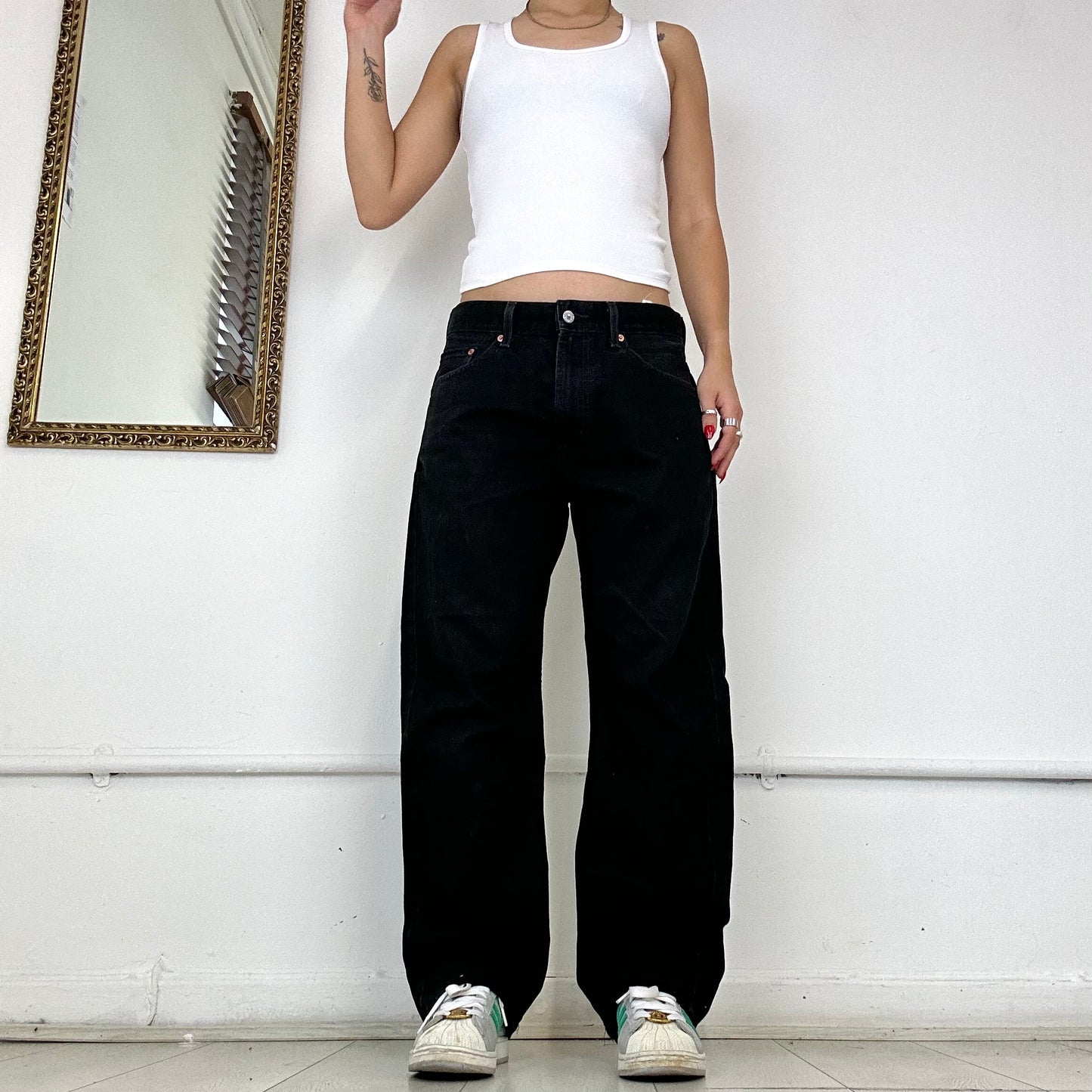 vintage levi's 505 black jeans