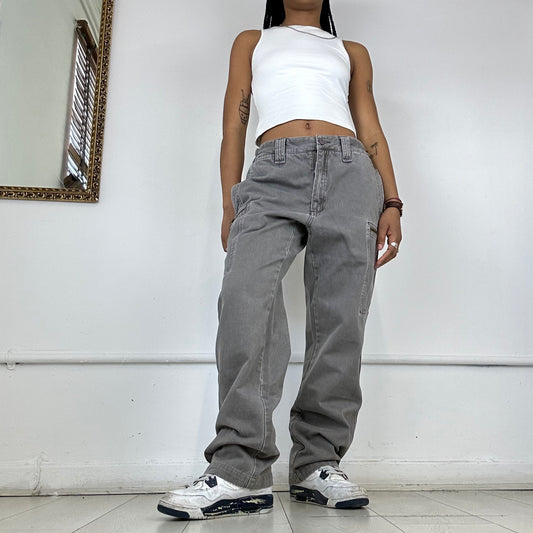 00s grey cargo trousers