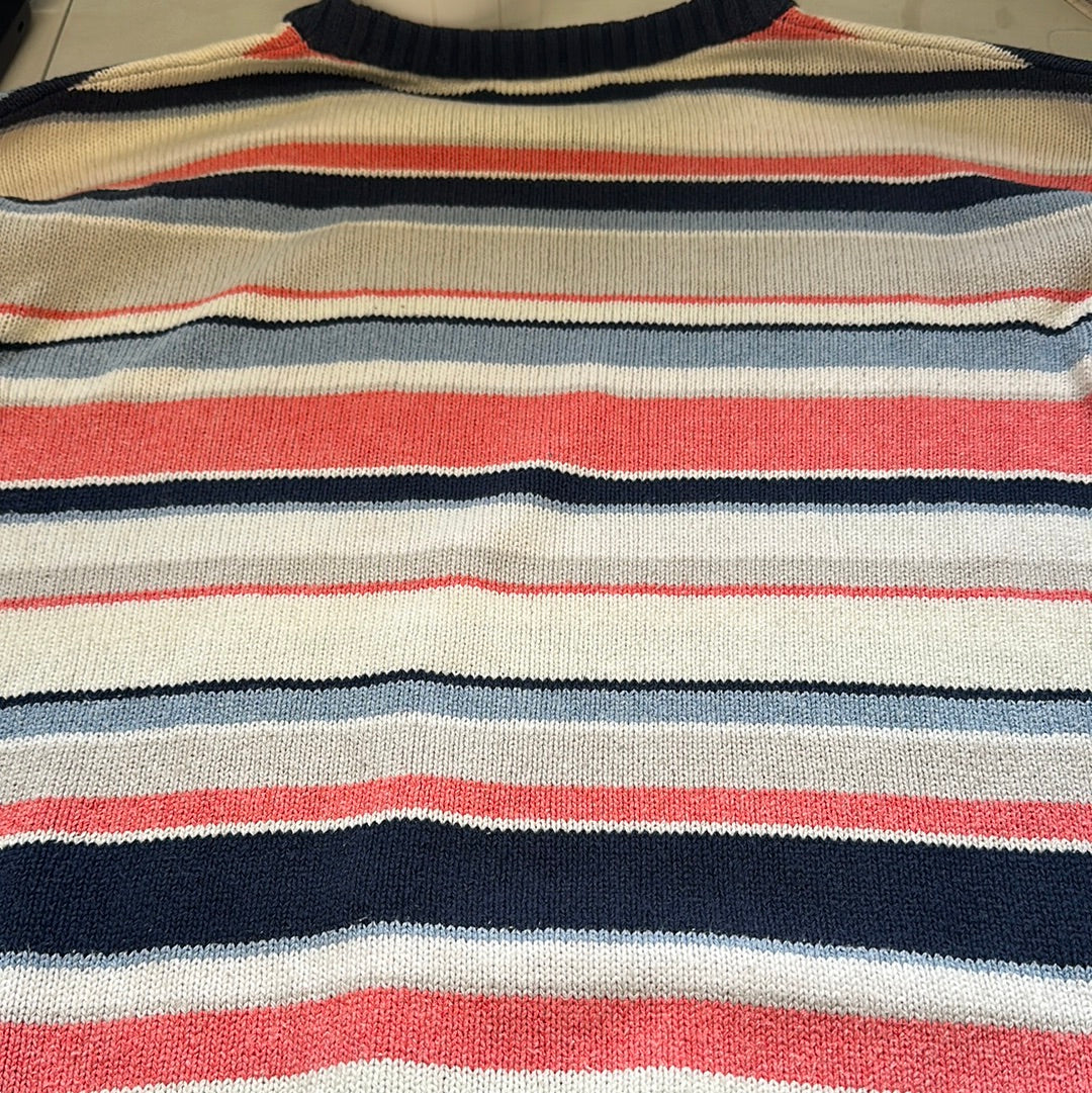 colourful stripped jumper