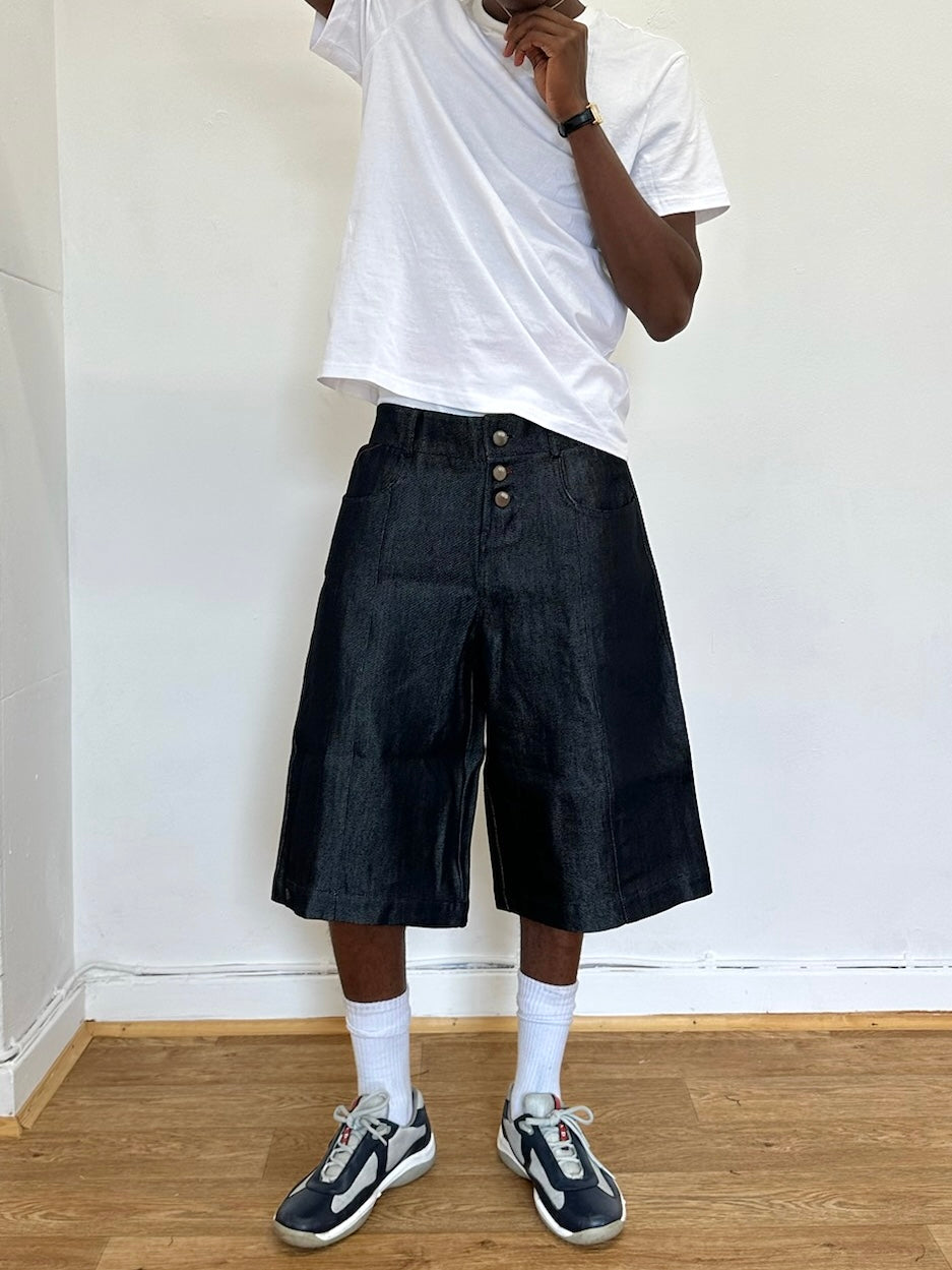 short patineur - denim gris foncé