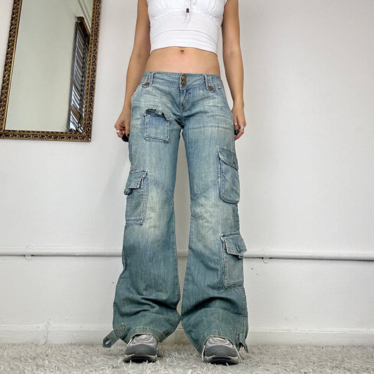 00s baggy cargo jeans