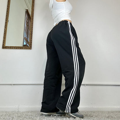 classic adididas three stripe tracksuit bottoms