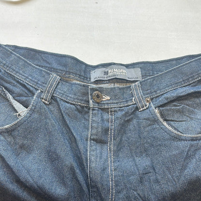 baggy dark wash jeans