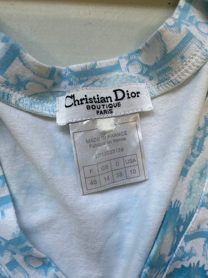 vintage christian dior monogram top