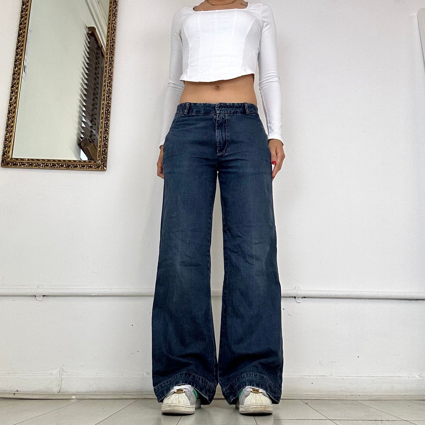 2000's diesel wide leg jeans