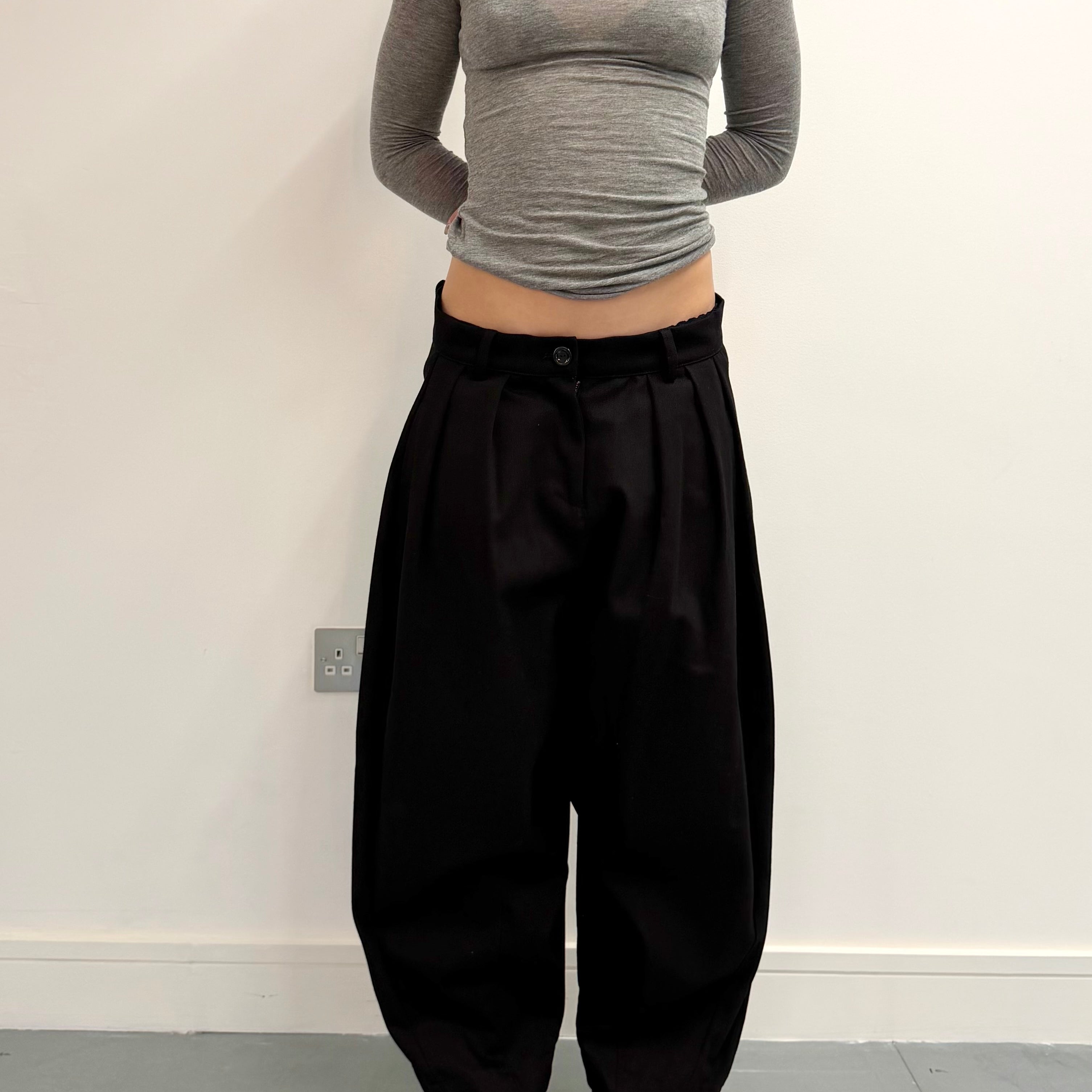 SAMPLE barrel jean - black denim