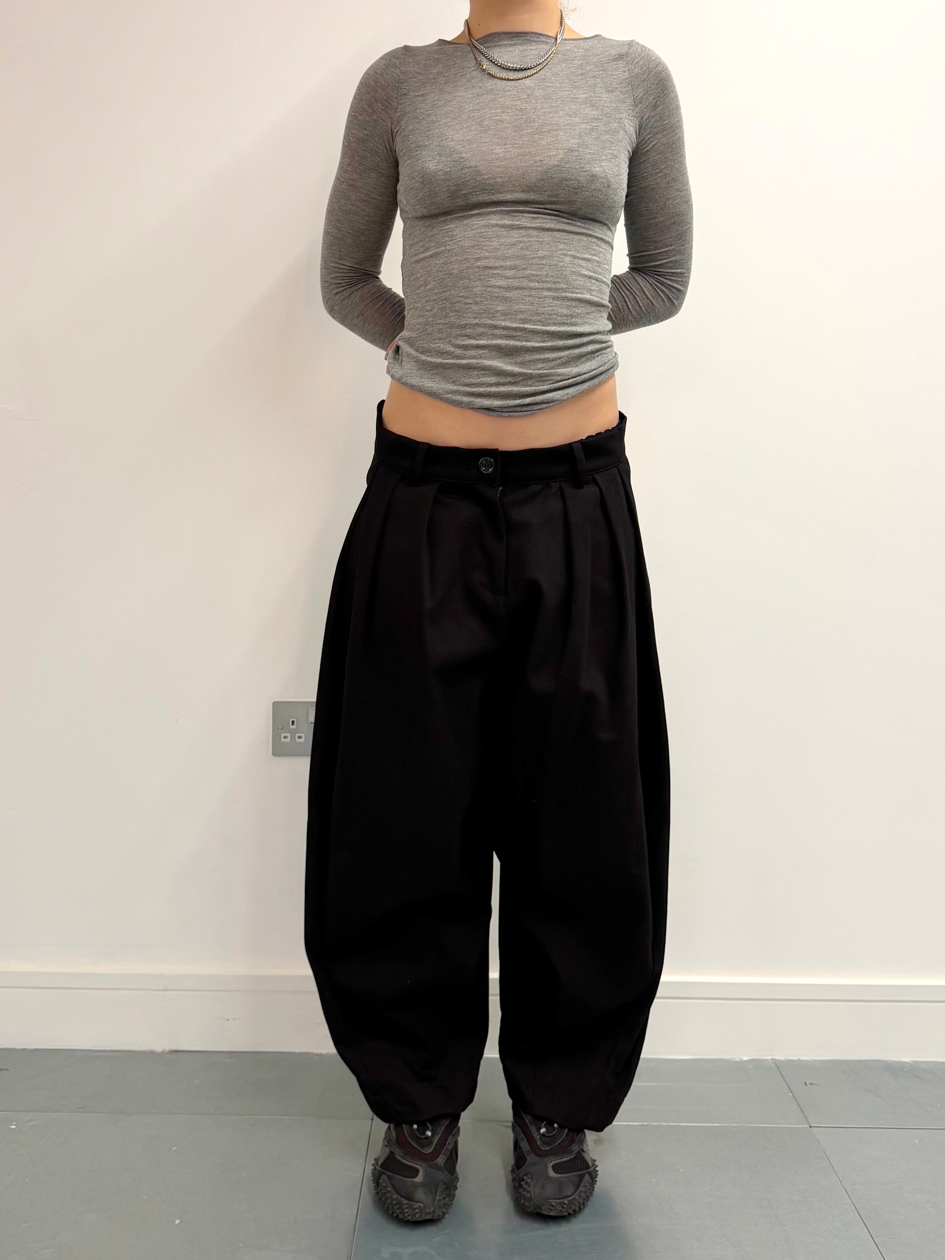 SAMPLE barrel jean - black denim