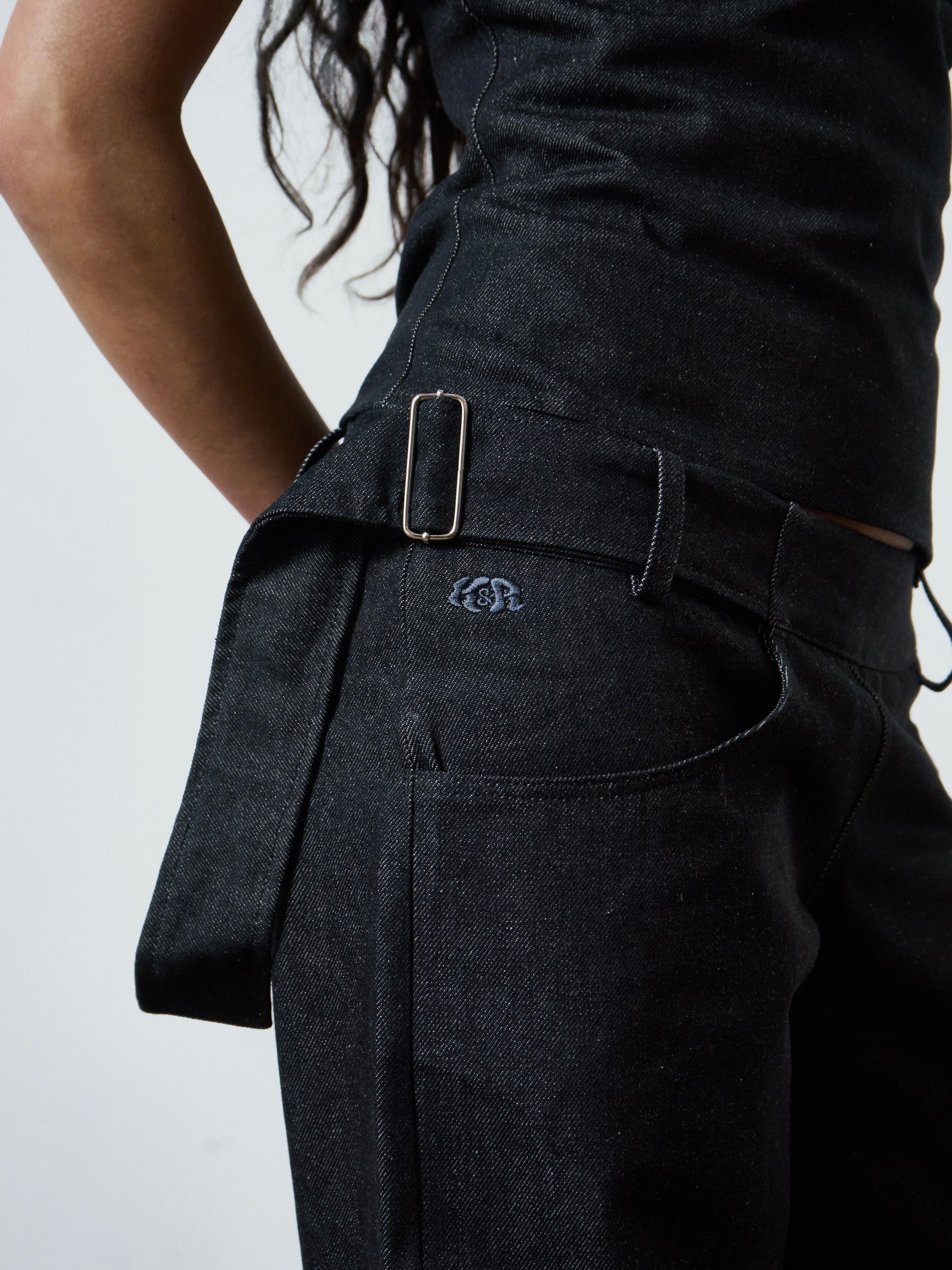 roman jean - dark grey denim