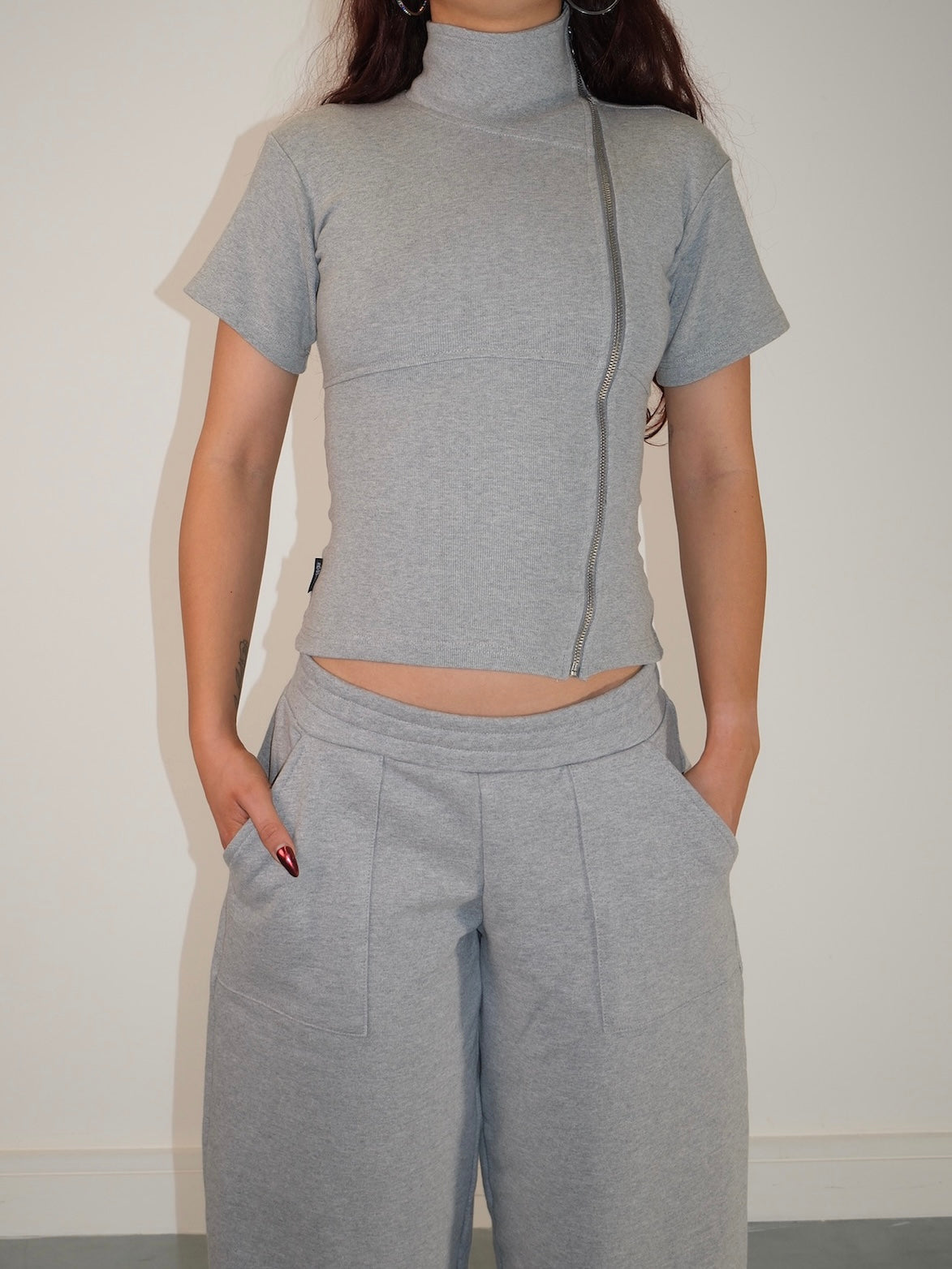 blair top - grey
