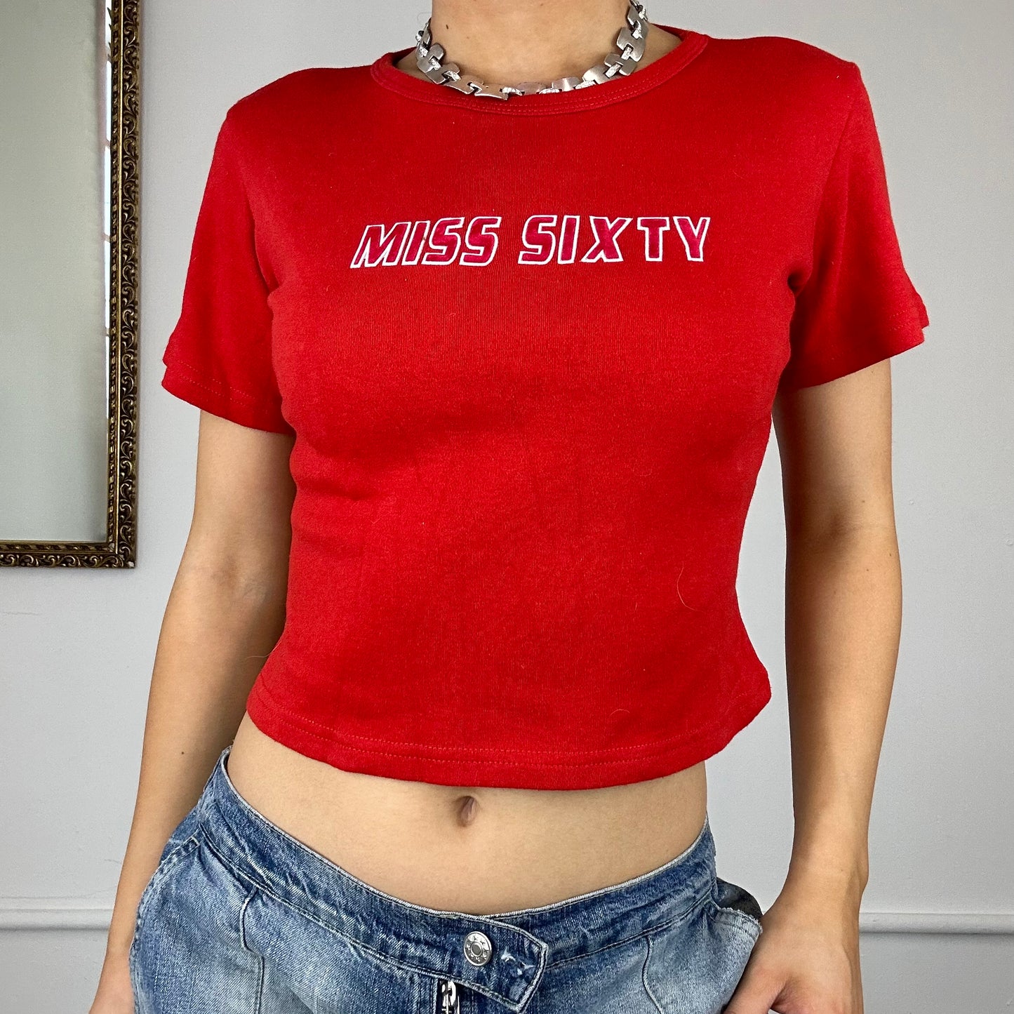 miss sixty red baby tee