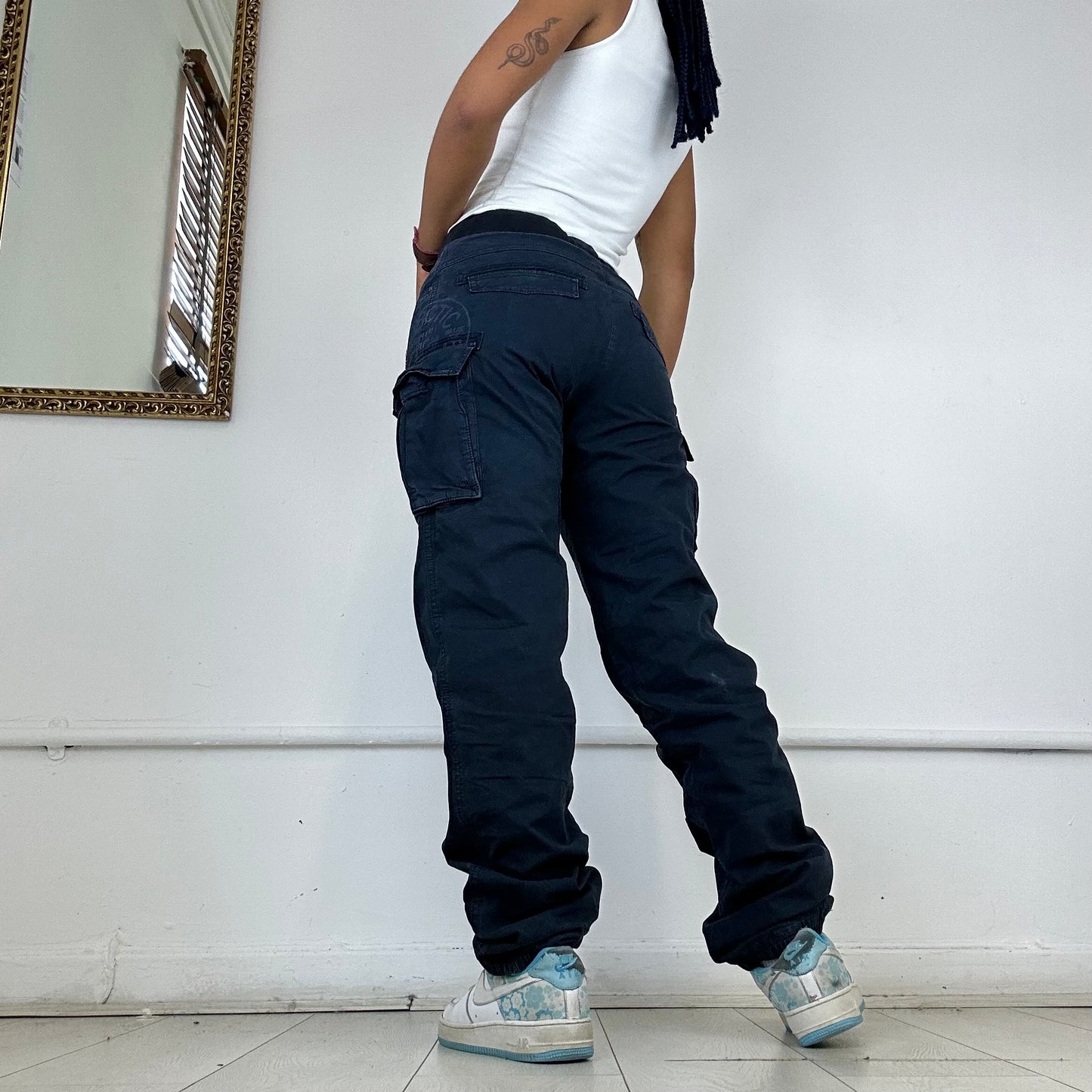 Napapijri navy cargo trousers