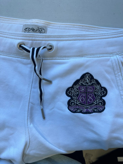 espirit white capri jogger bottoms