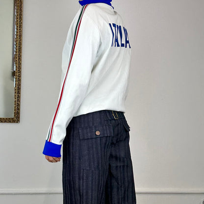 vintage zip up italia track top