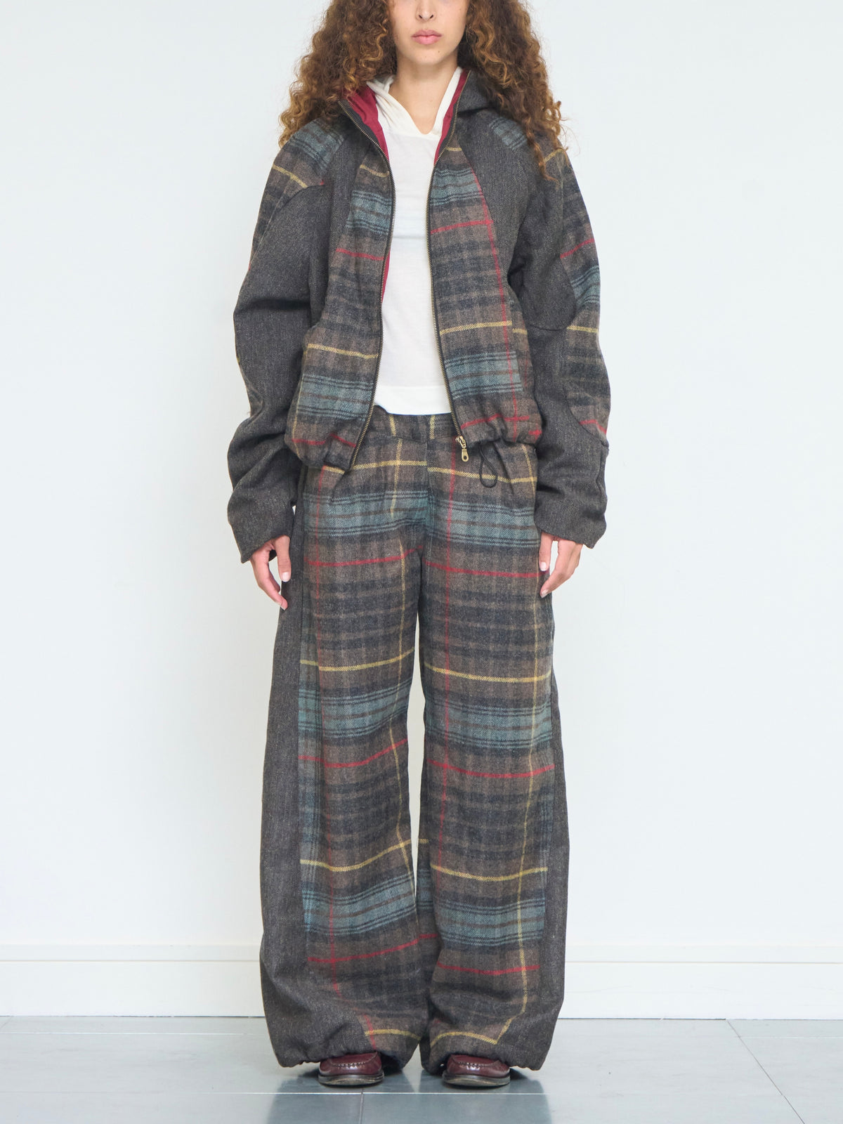 jamie utility jacket - tobacco wool