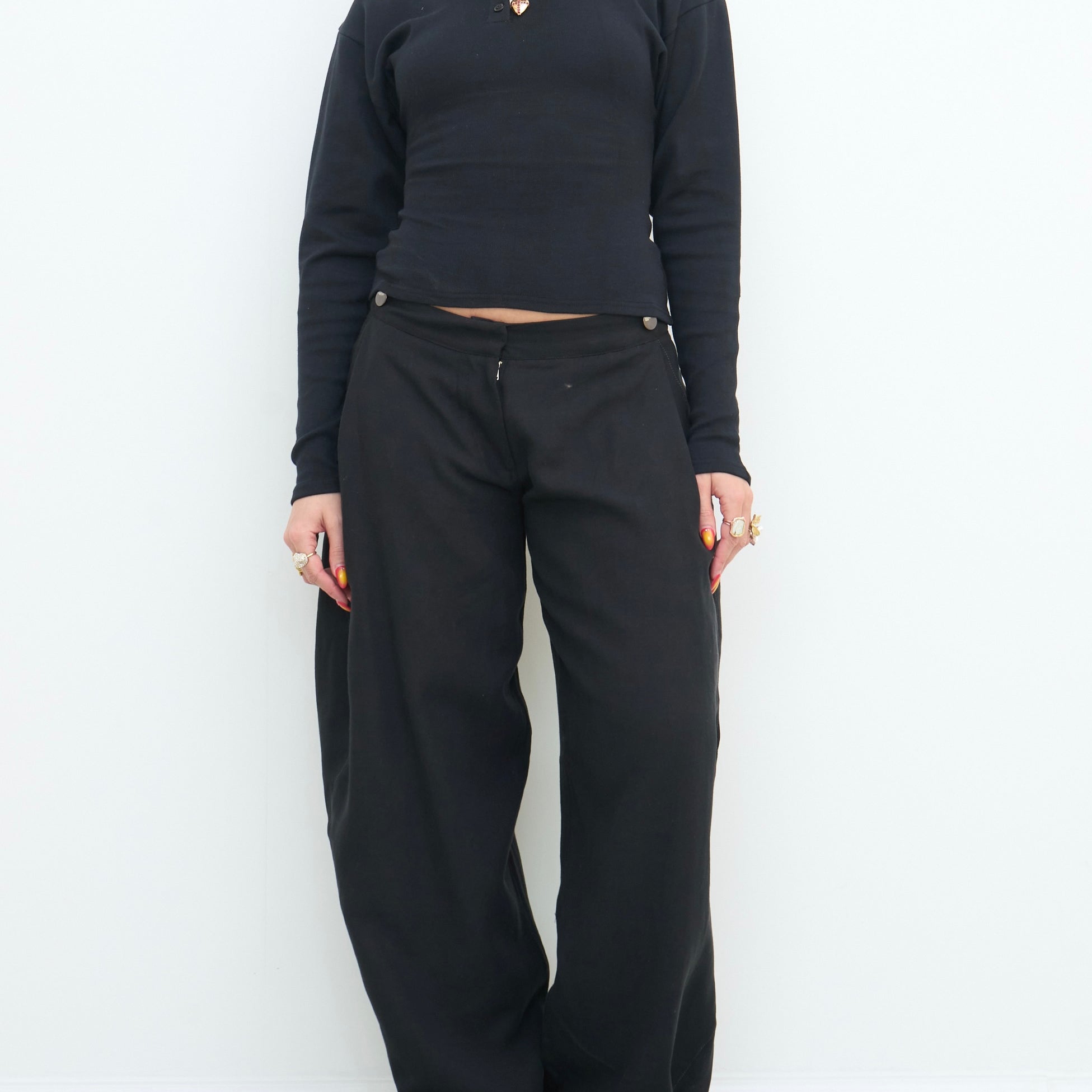 lumi trouser - black