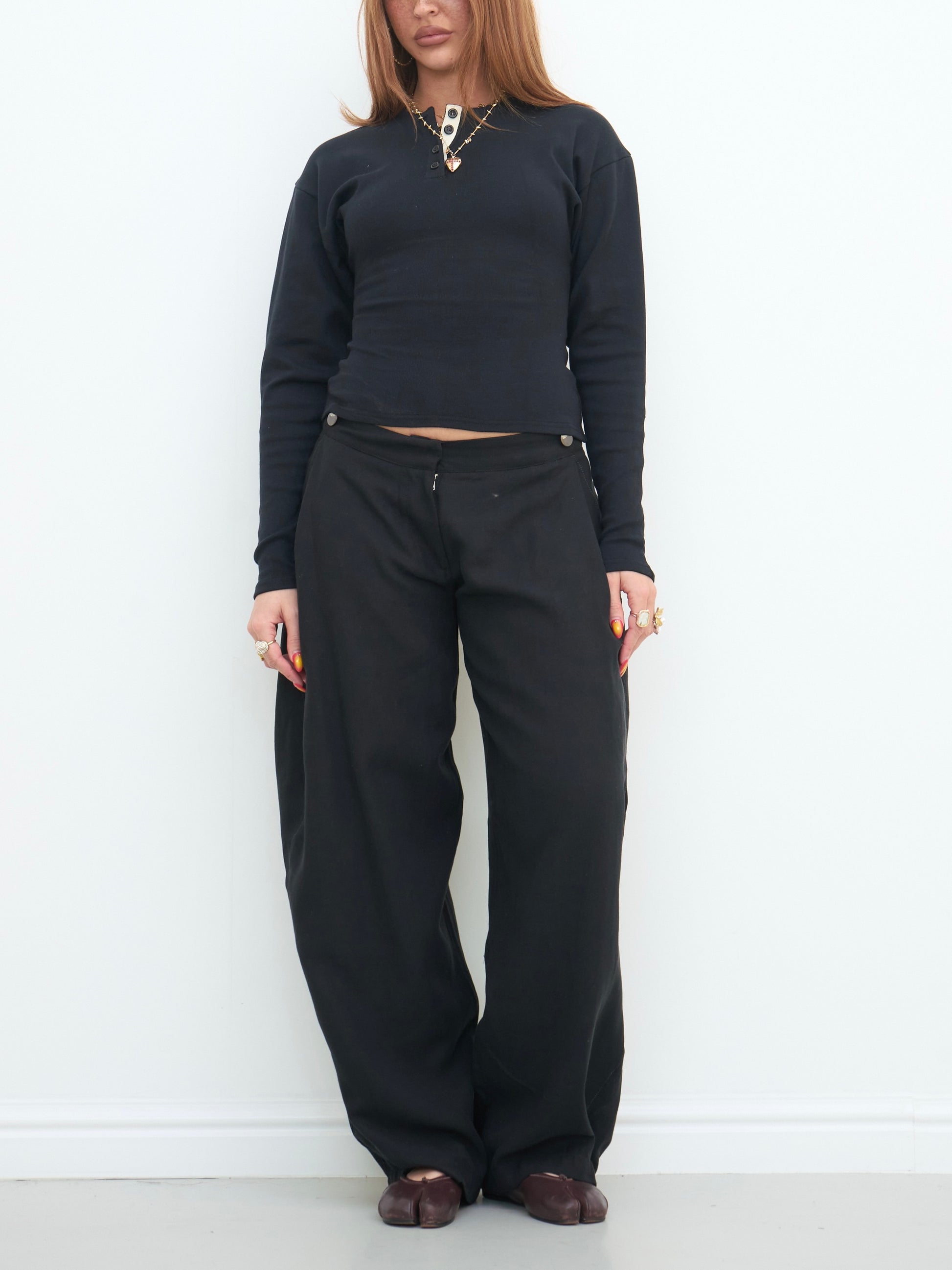 lumi trouser - black