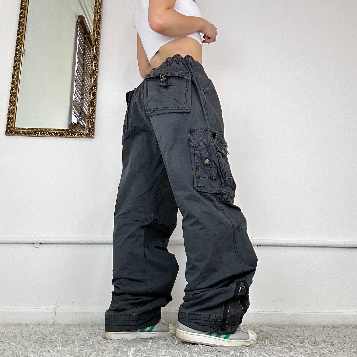 vintage baggy cargo trousers