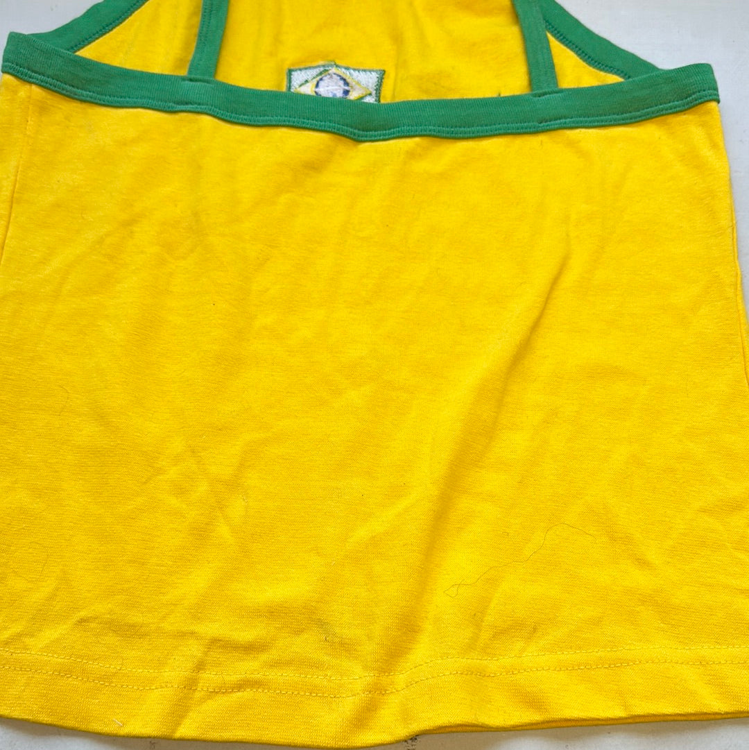 brazil flag tank top