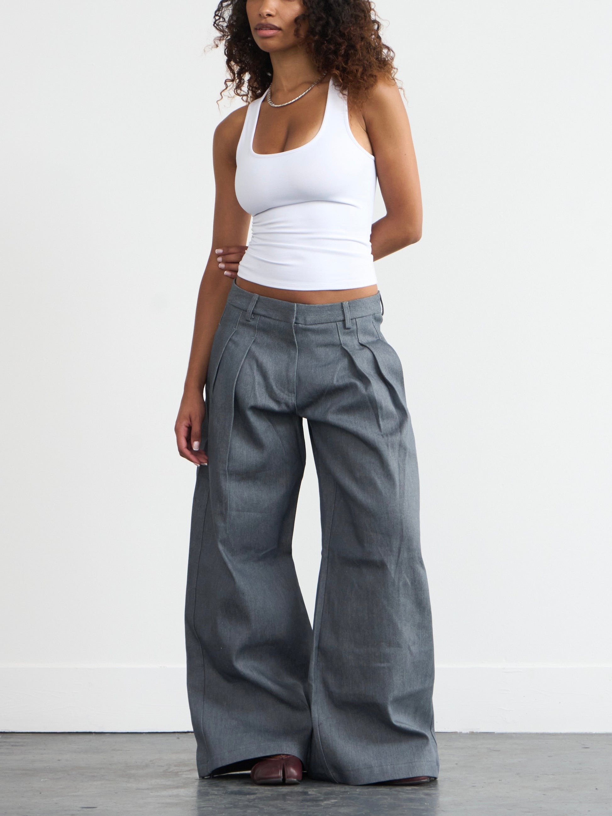 jean Parker - denim gris cadet