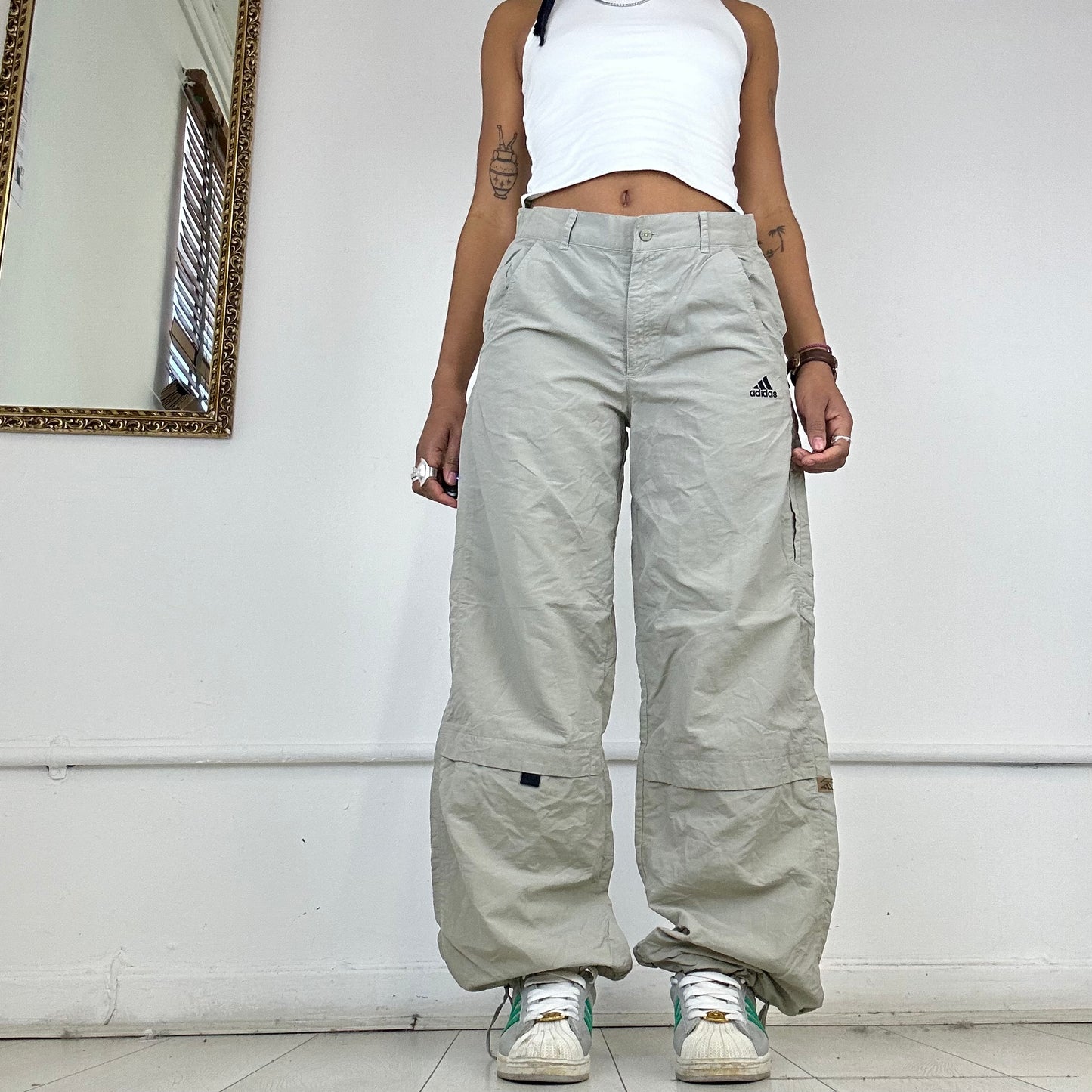 vintage baggy adidas trousers