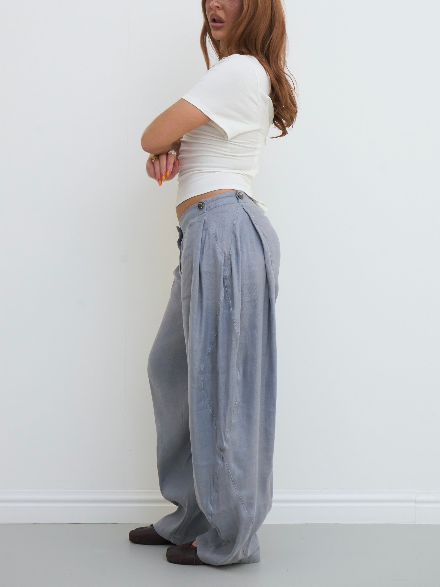 lumi trouser - cool grey