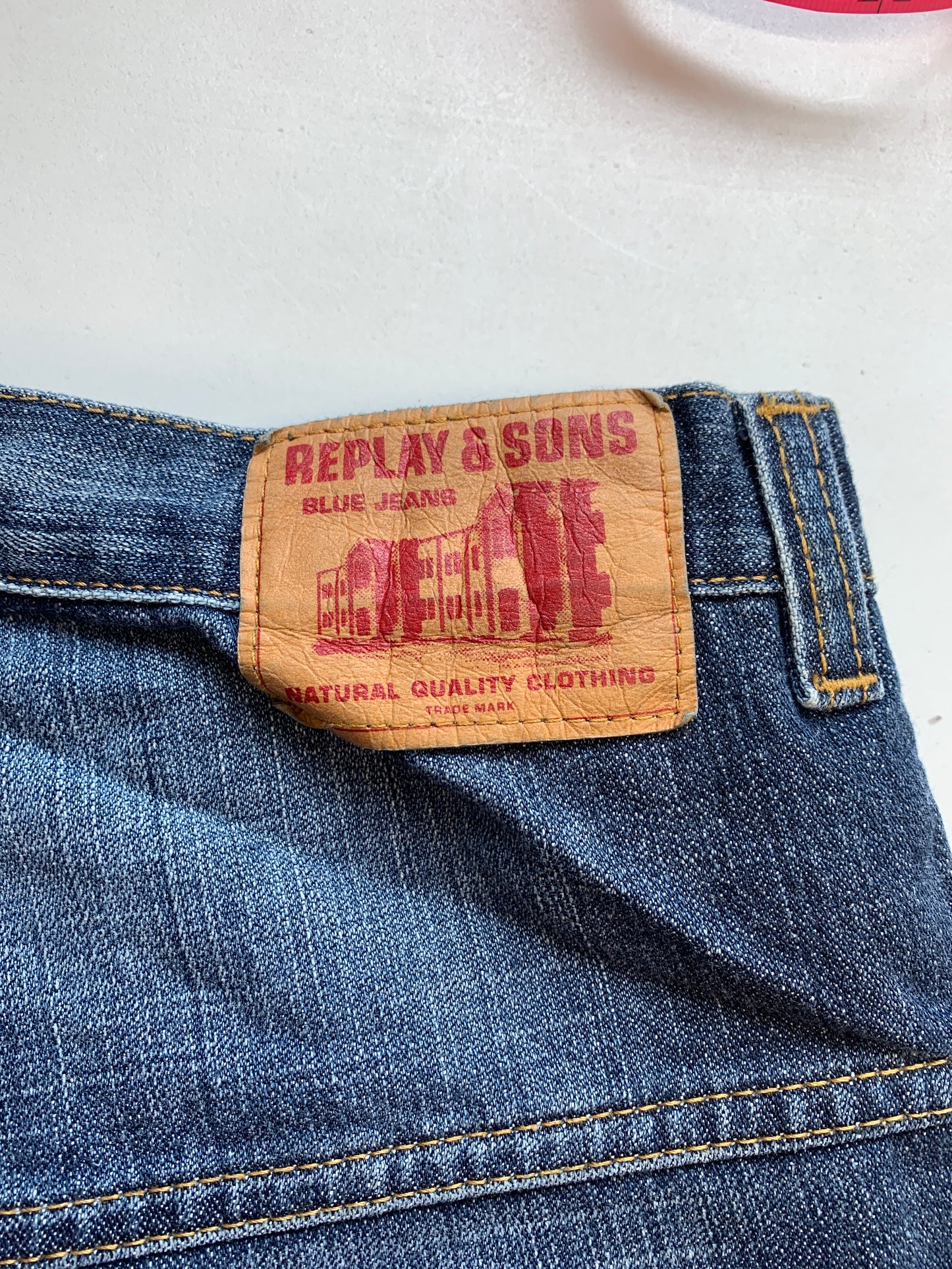 Reply baggy denim cargo jeans