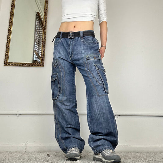 00s baggy cargo jeans