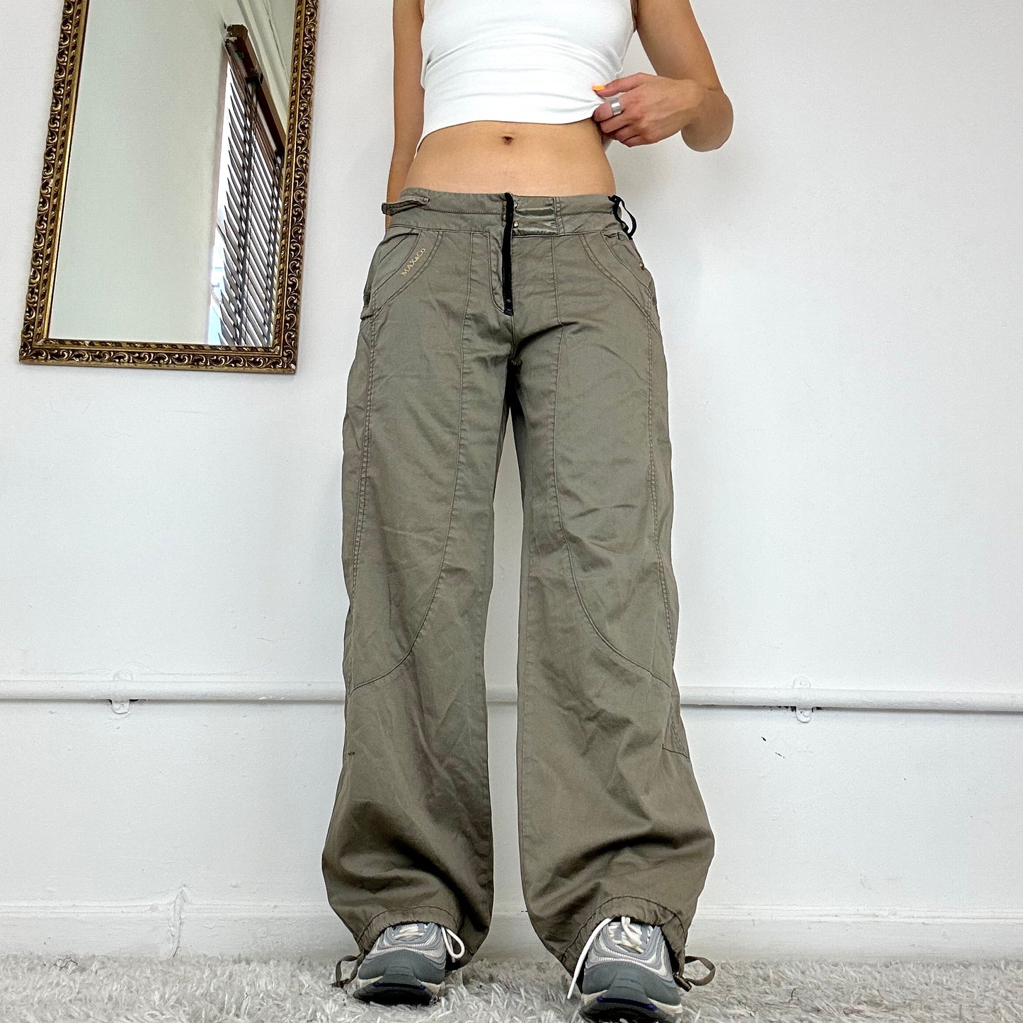 00's max & co cargo trousers