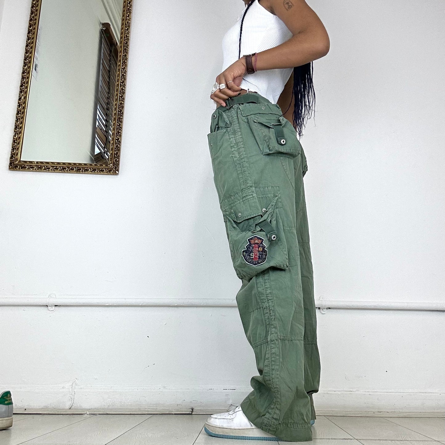 00’s baggy cargo trousers