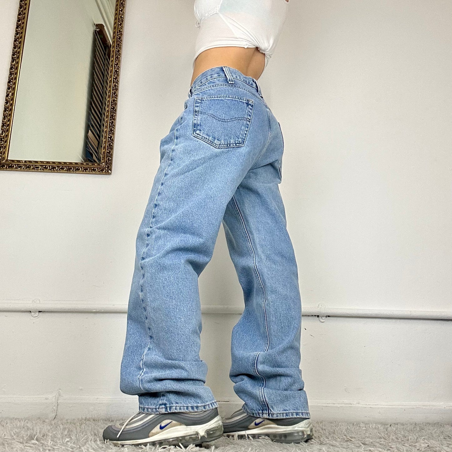 light wash baggy carhartt jeans