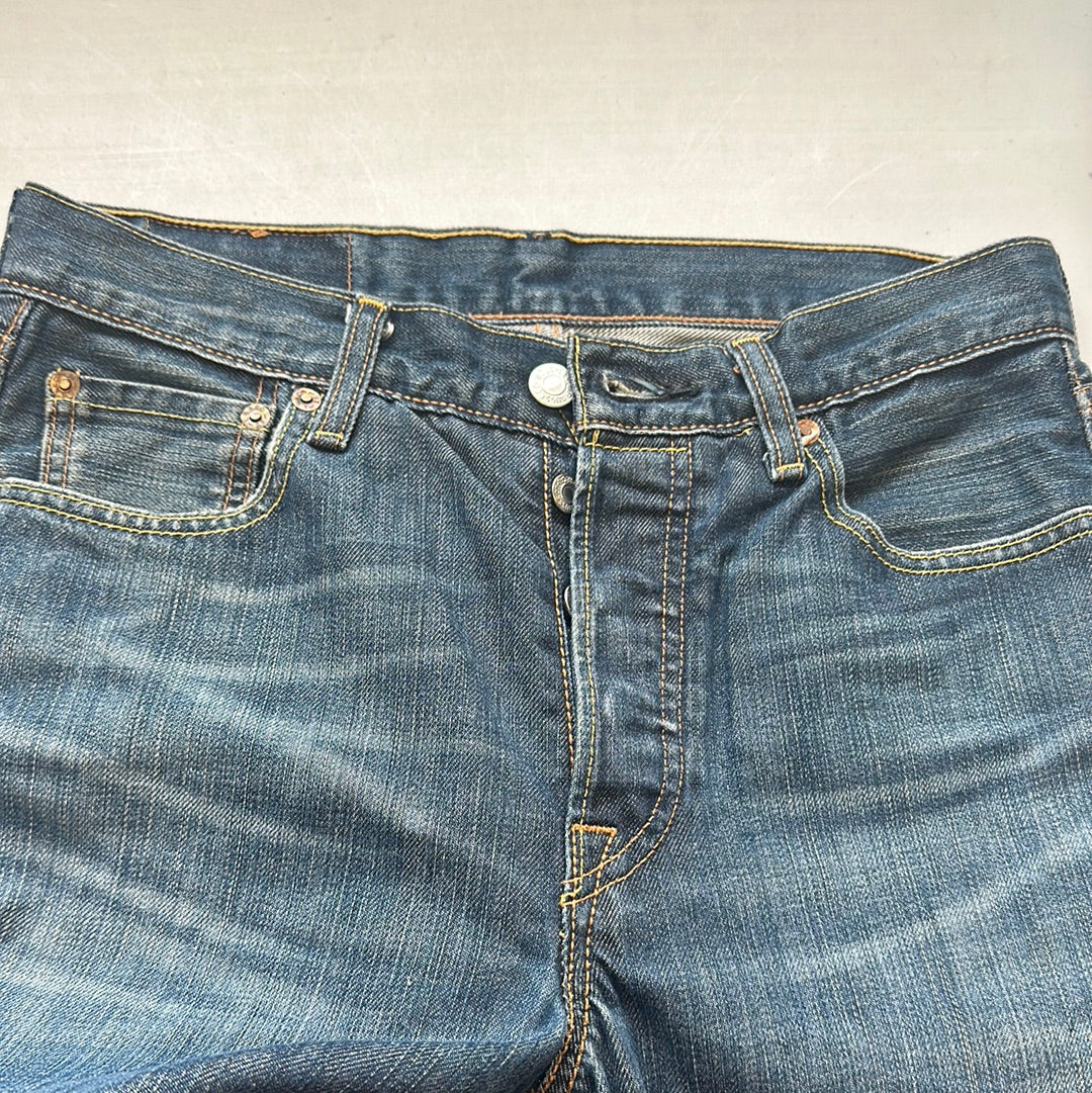 levi’s 501s dark wash jeans