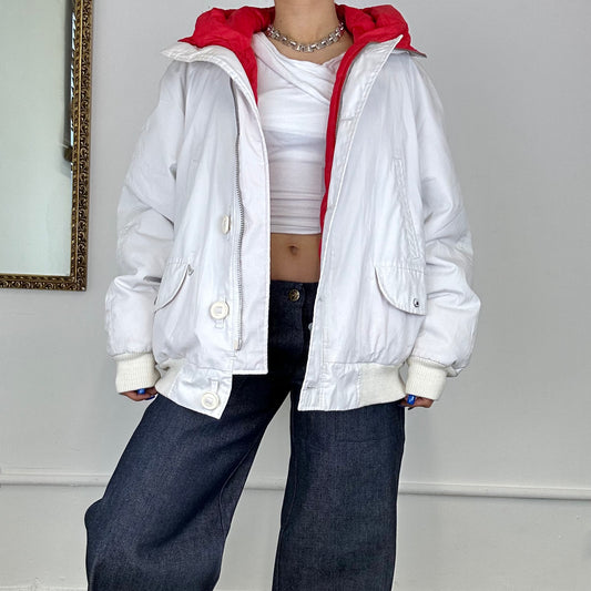 00's white puffer jacket