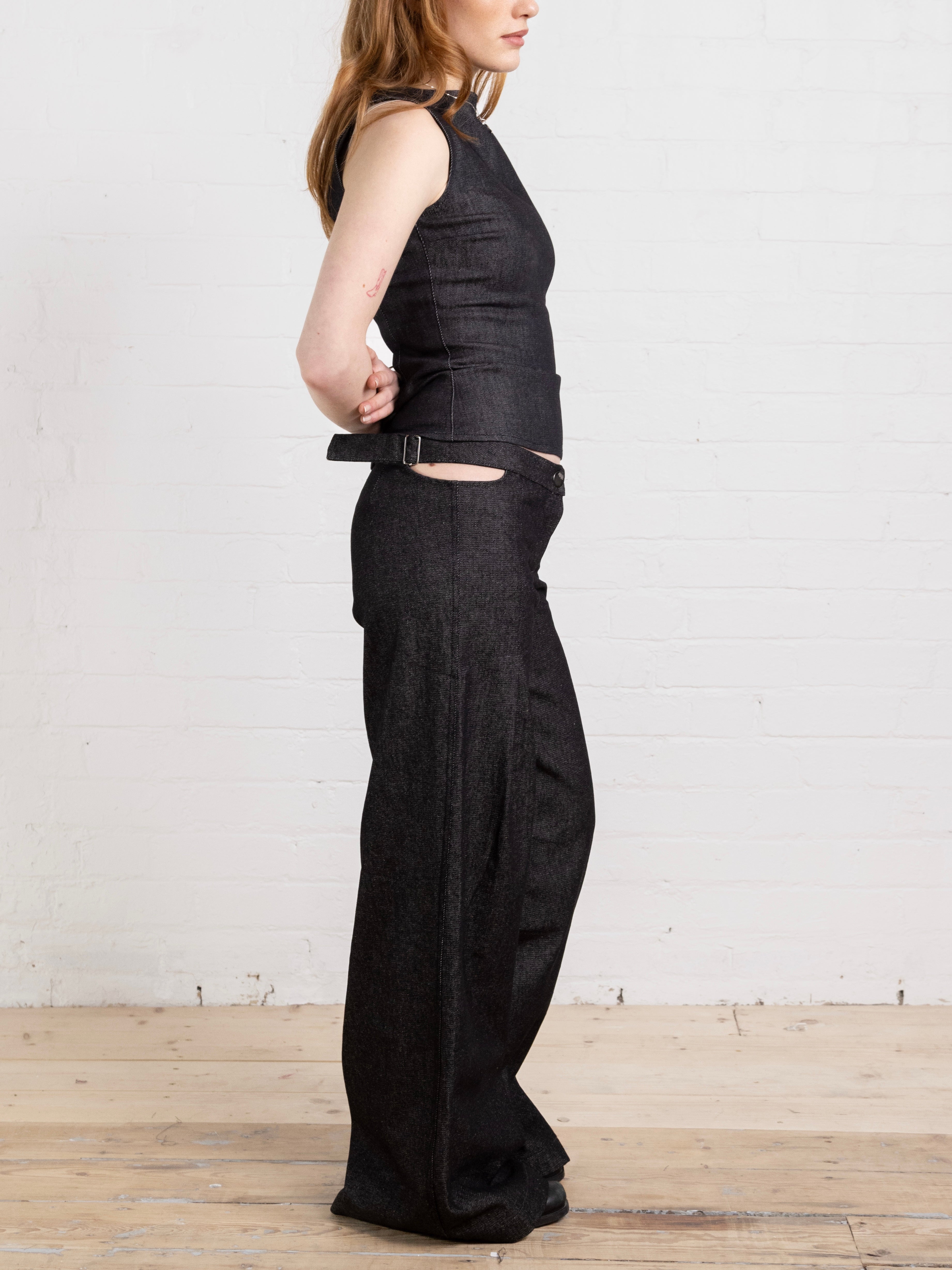 vivienne jean - dark grey denim