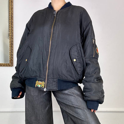 oversized alpha bomber