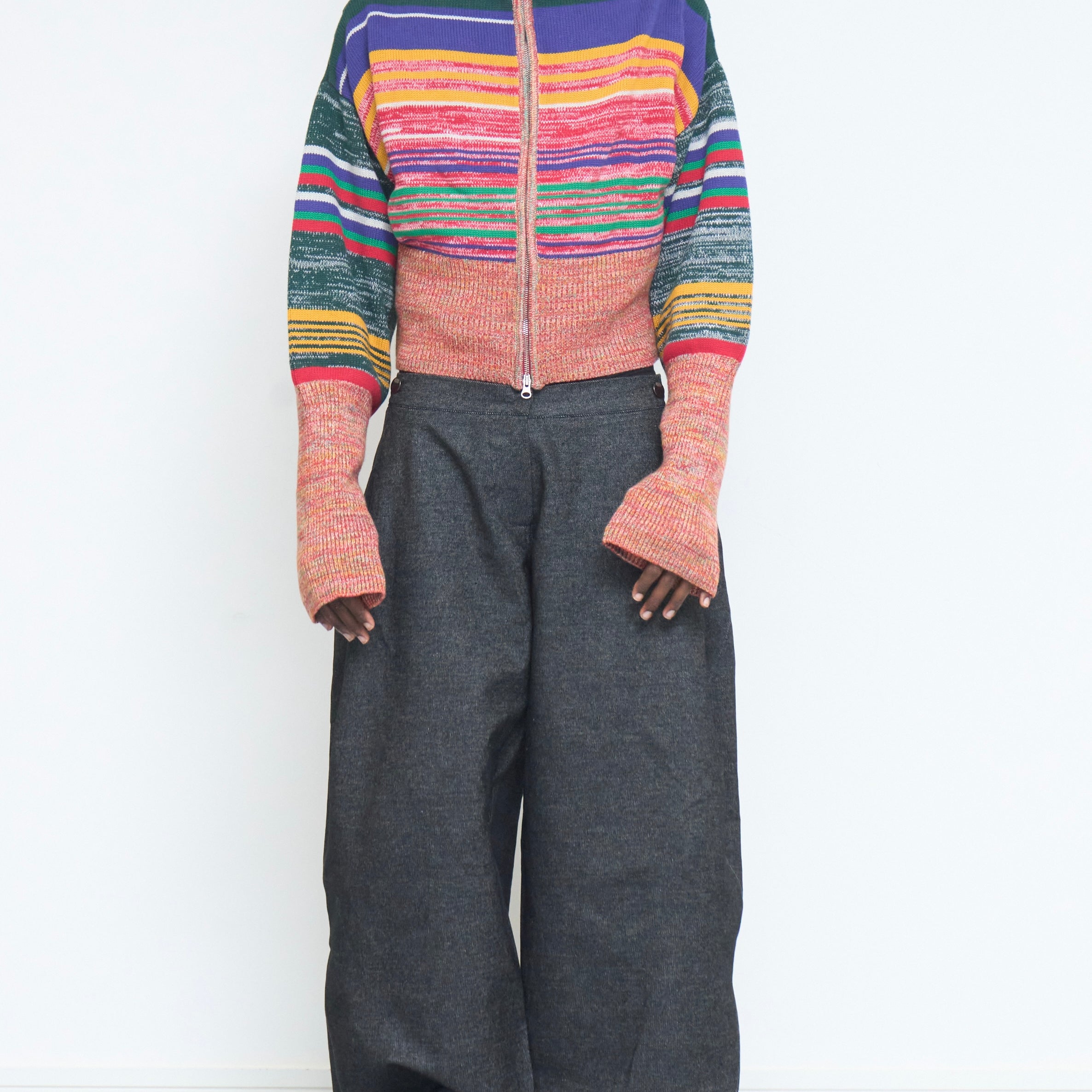 rowan balloon jumper - multi knit