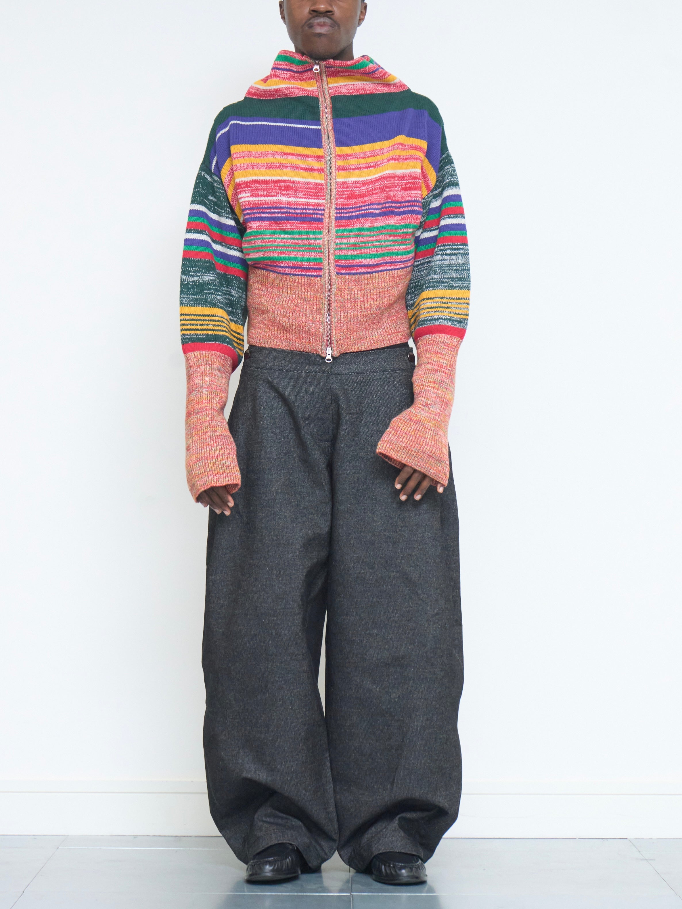 rowan balloon jumper - multi knit