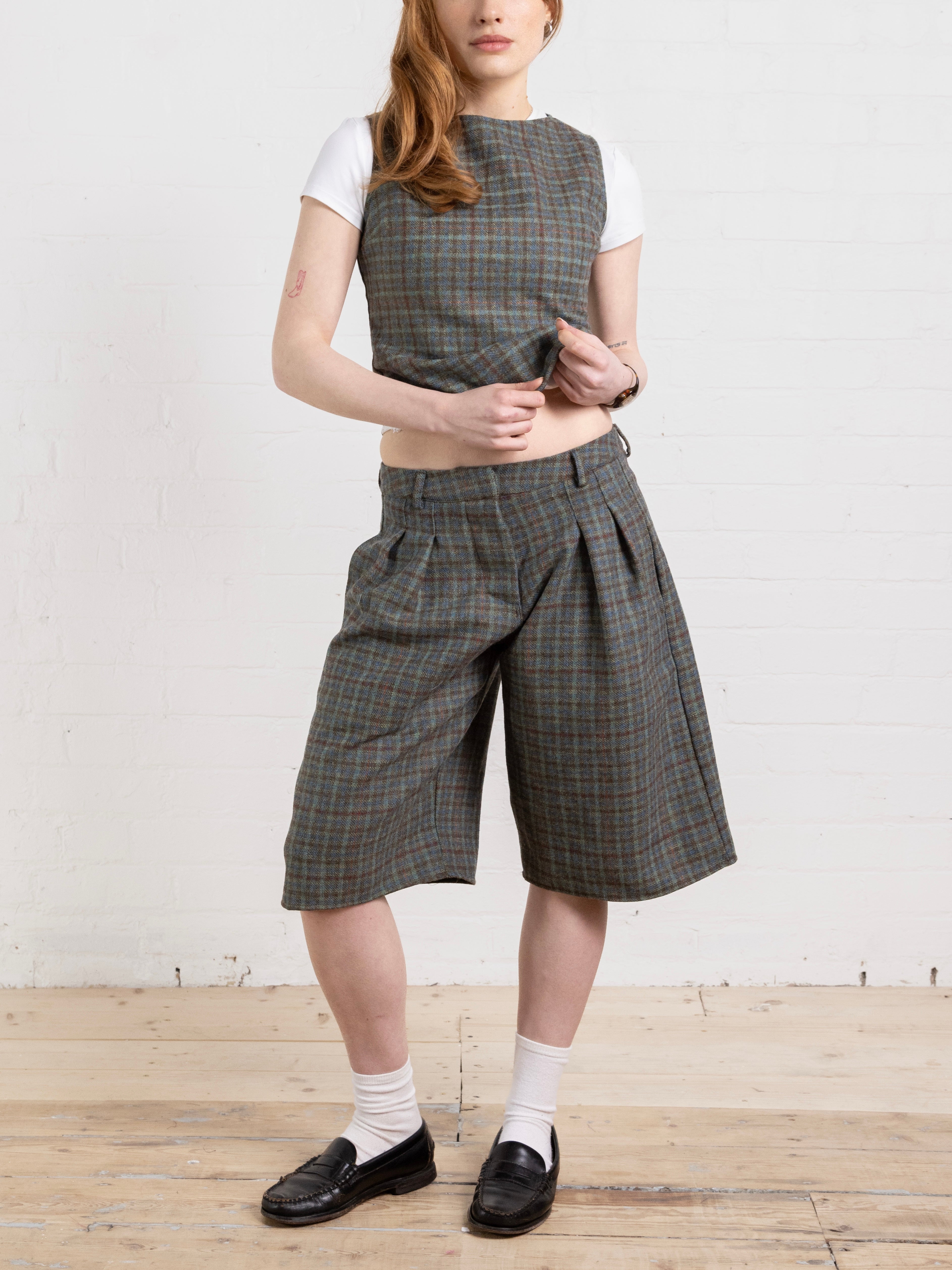 parker short - cedar wool