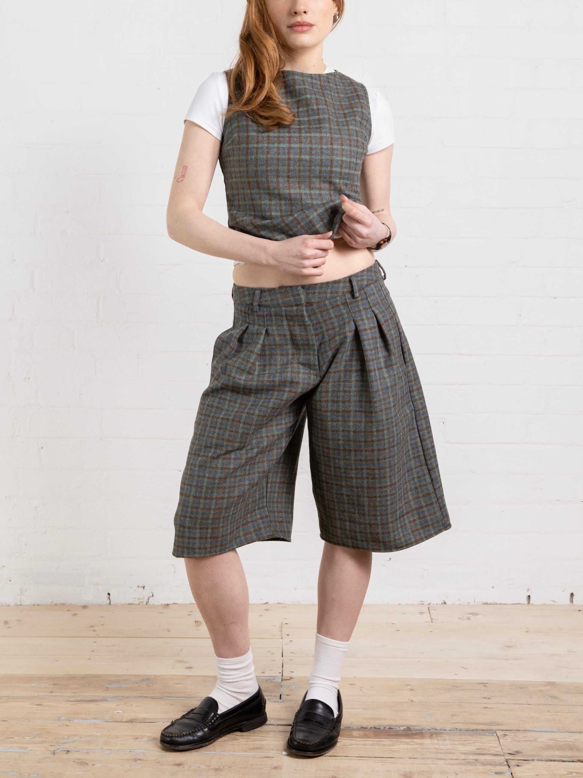 parker short - cedar wool