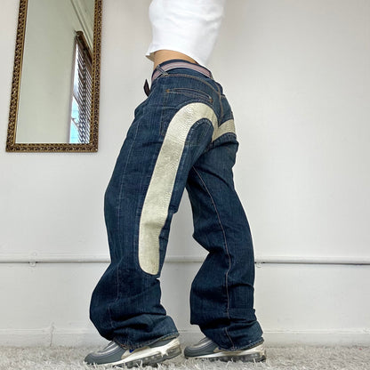 vintage evisu baggy jeans