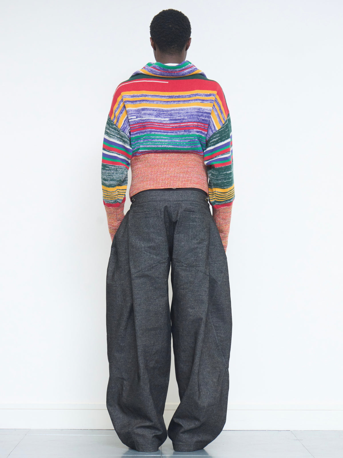 rowan balloon jumper - multi knit