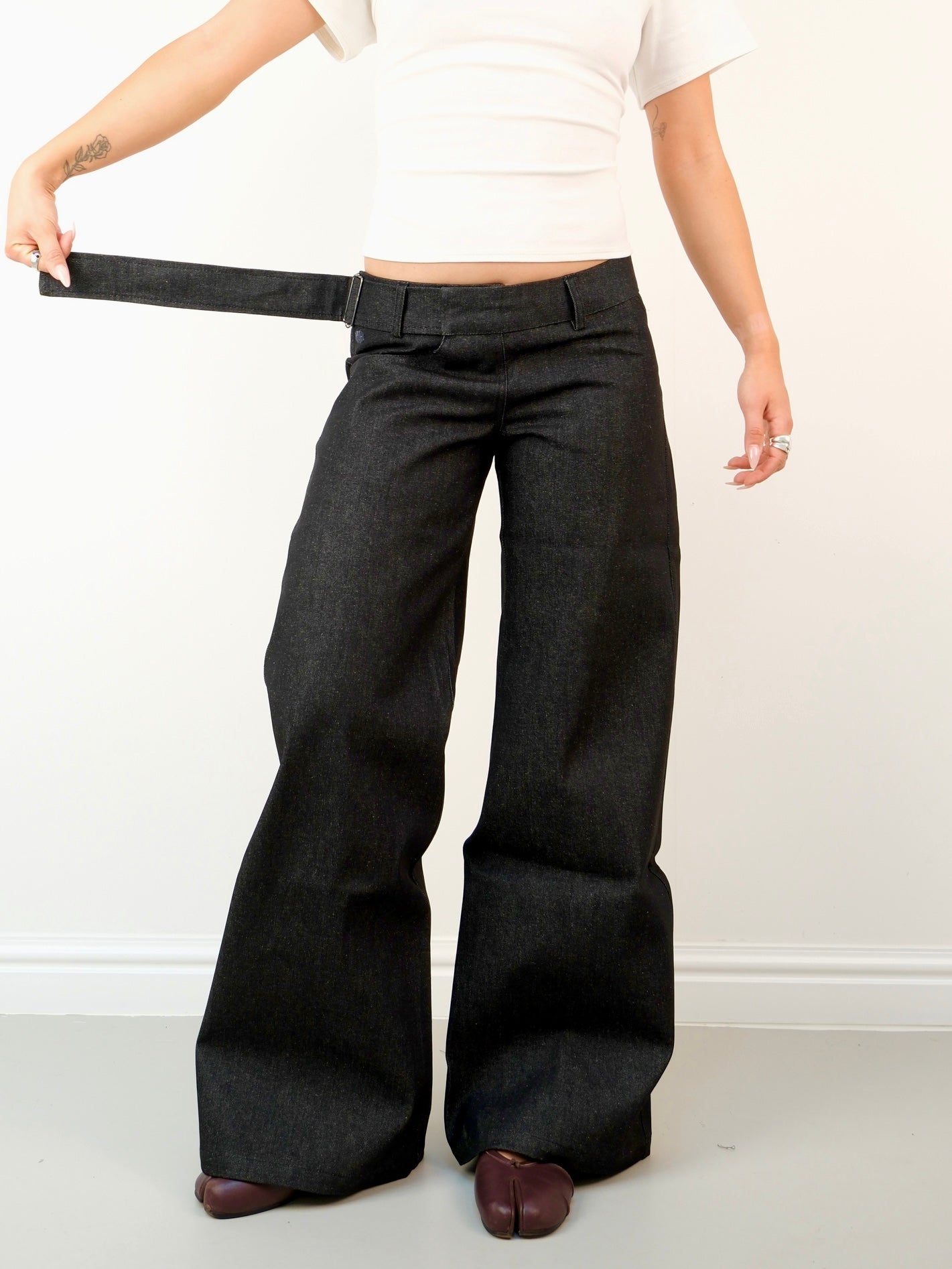 roman jean - dark grey denim