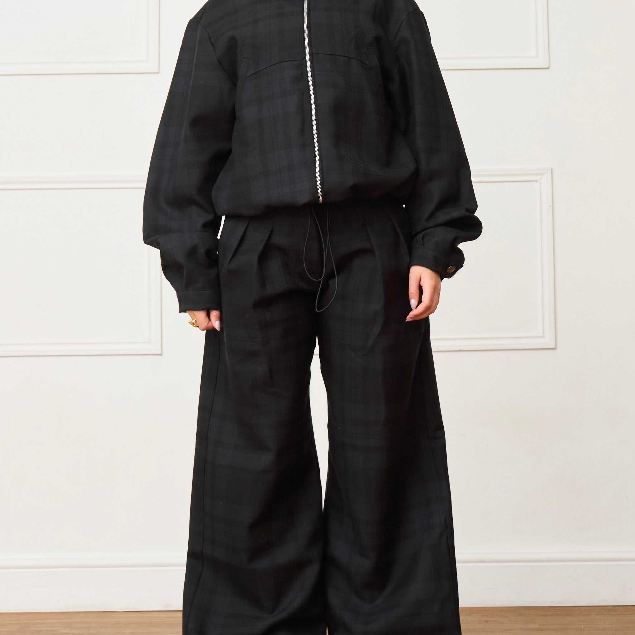 jamie jacket - black wool